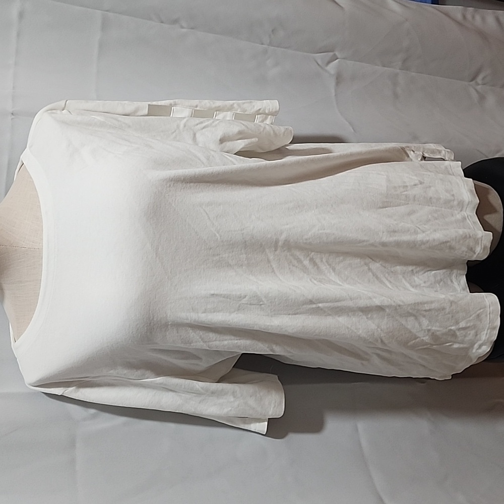 Karen Scott Ivory Top XXL